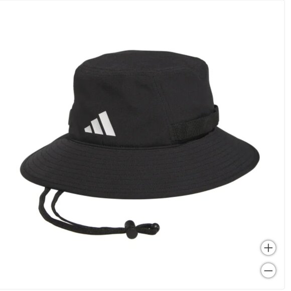 adidas Unisex Victory Bucket Hat with UPF 50+ Black - Picture 1 of 4